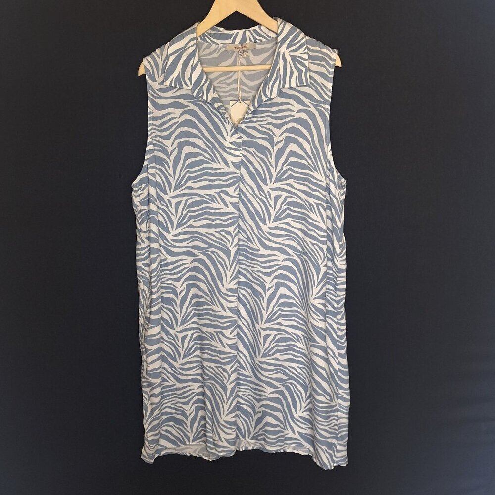 NWT Casa Cabana Lightweight Soft Shirtdress Size XL Comfy Casual Beach Vacation